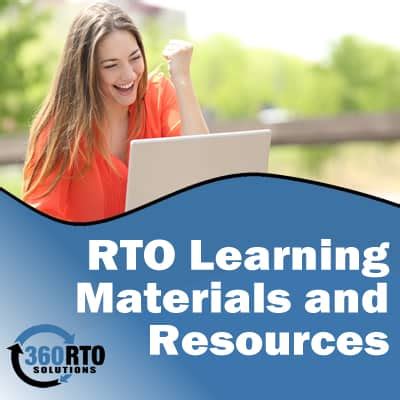 RTO Training Resources, Learning Materials and .